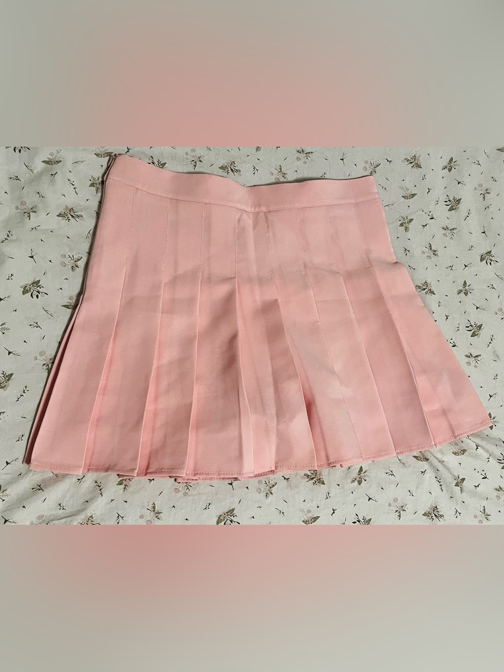 Pleated Pink Skirt